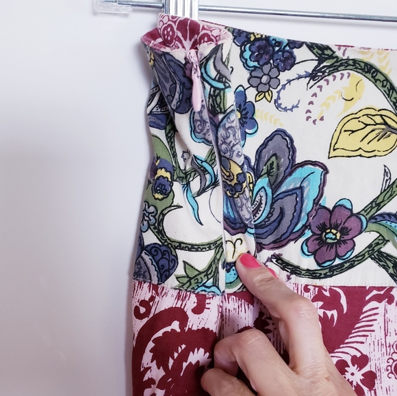 Vintage Inner Child Floral Print Midi Skirt - Picture 9 of 14